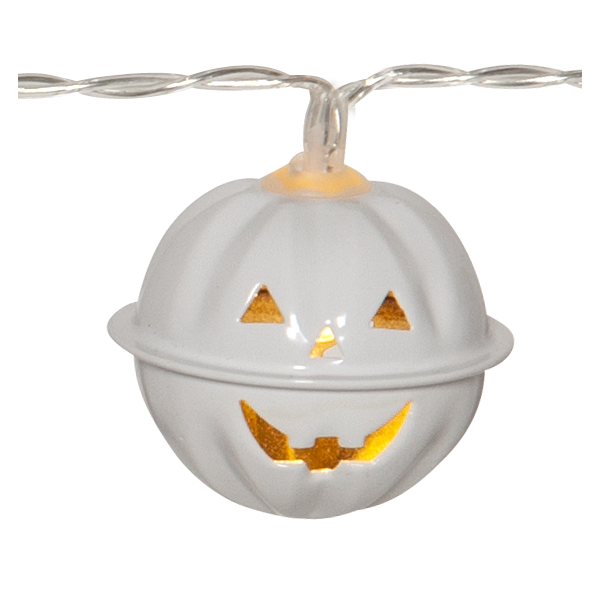 Ljusslinga Halloween | Pumpa | Vit [Star Trading] 501577 - 3