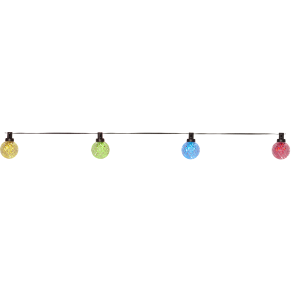 Ljusslinga Smart Party Light | 500cm | 25 lampor | transparent [Star Trading] 501757 - 1