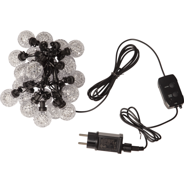 Ljusslinga Smart Party Light | 500cm | 25 lampor | transparent [Star Trading] 501757 - 5