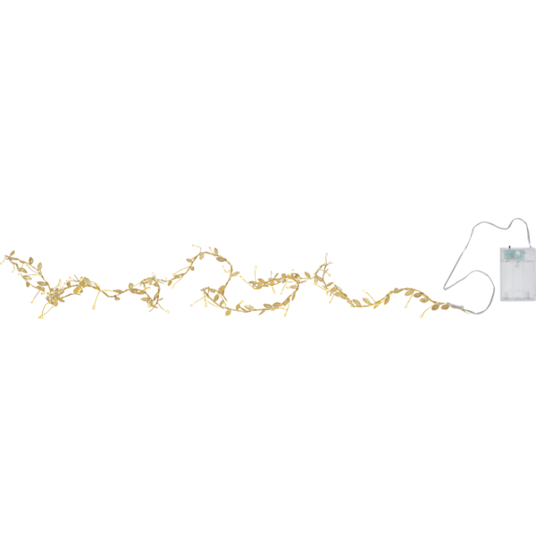 Ljusslinga Winny | 200cm | 60 lampor | guld [Star Trading] 501758 - 1