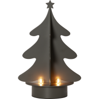 Ljusstake Afton | 4 ljus | svart [Star Trading] 501812