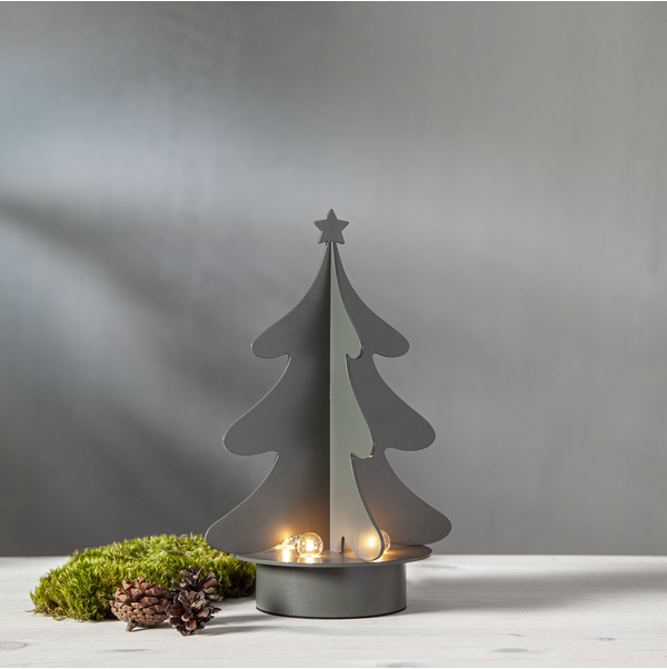 Ljusstake Afton | 4 ljus | svart [Star Trading] 501812 - 2