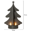 Ljusstake Afton | 4 ljus | svart [Star Trading] 501812 - 4