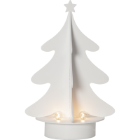 Ljusstake Afton | 4 ljus | vit [Star Trading] 501811