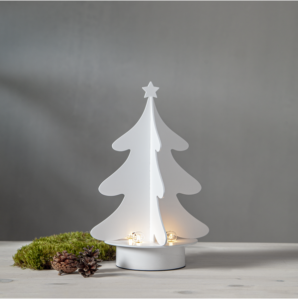 Ljusstake Afton | 4 ljus | vit [Star Trading] 501811 - 2
