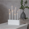 Ljusstake Buzz | 11 ljus | vit [Star Trading] 501802 - 2