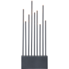 Ljusstake Buzz | 9 ljus | svart [Star Trading] 501803 - 1