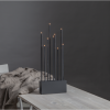 Ljusstake Buzz | 9 ljus | svart [Star Trading] 501803 - 2