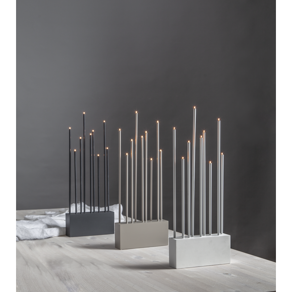 Ljusstake Buzz | 9 ljus | svart [Star Trading] 501803 - 4