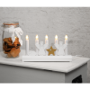 Ljusstake Julia | 5 ljus | vit [Star Trading] 362073 - 3
