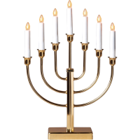 Ljusstake Kristina | 7-arm | mässing [Star Trading] 361283