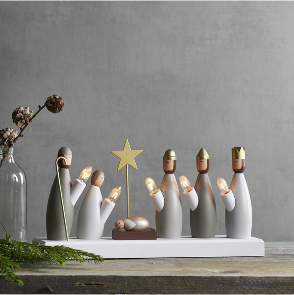 Ljusstake Krubba | 5 ljus [Star Trading] 361284 - 2