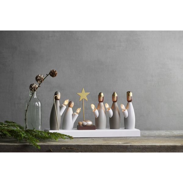 Ljusstake Krubba | 5 ljus [Star Trading] 361284 - 3