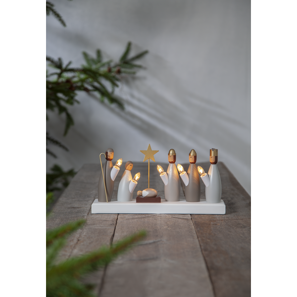 Ljusstake Krubba | 5 ljus [Star Trading] 361284 - 4