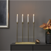 Ljusstake Lottie | 4 ljus | guld [Star Trading] 501810 - 2