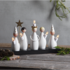 Ljusstake Luciakör | 5 ljus | vit [Star Trading] 361285 - 2