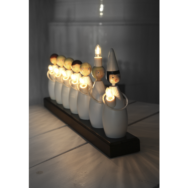 Ljusstake Luciakör | 7 ljus [Star Trading] 361287 - 5