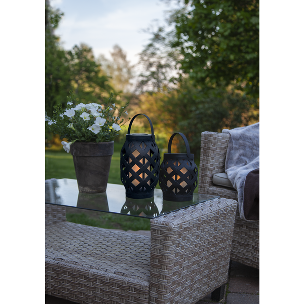 Lykta Flame Lantern 16cm | svart [Star Trading] 501735 - 3