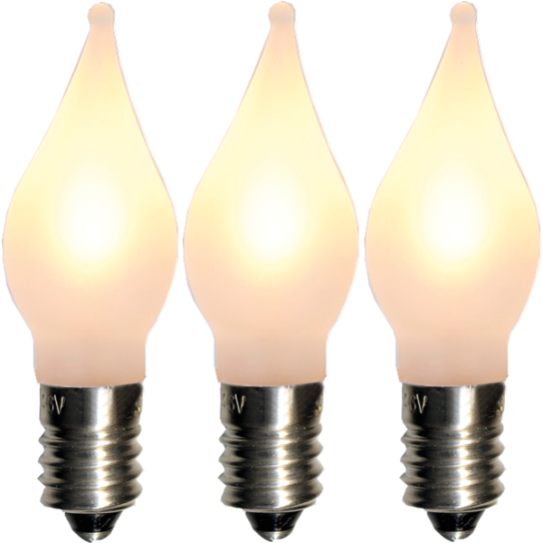 Reservlampa E10 | 10-55V 0,2W | frostad | 3st [Star Trading] 362011 - 1