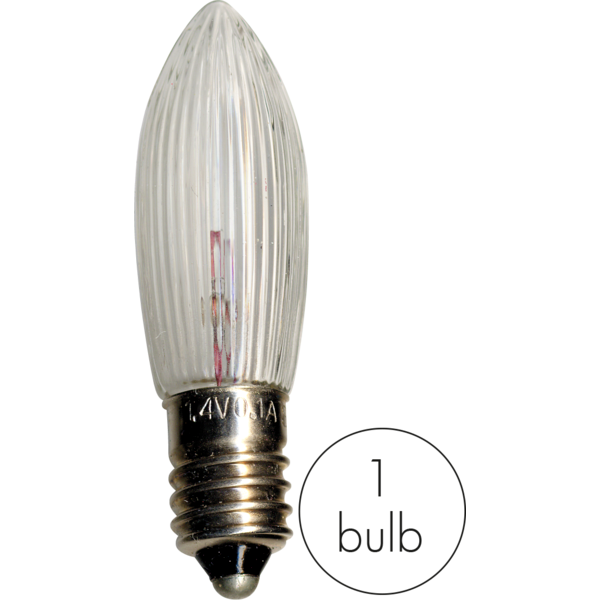 Reservlampa E10 | 1,4V 0,14W klar | 3st [Star Trading] 361425 - 2