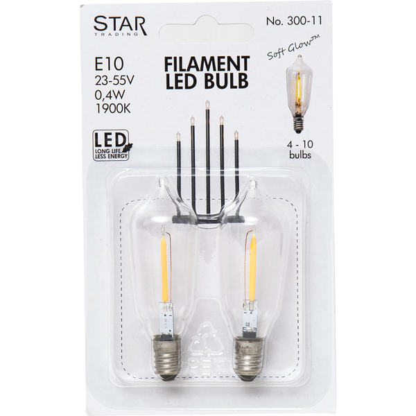 Reservlampa E10 | 23-55V | 2-pack [Star Trading] 361997 - 5
