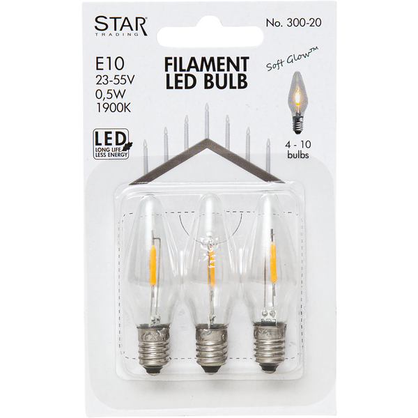 Reservlampa E10 | 23-55V | 3st [Star Trading] 362013 - 4