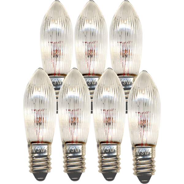 Reservlampa E10 | 34V | dimbar | 7-pack [Star Trading] 362020 - 1