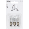 Reservlampa E10 | 55V | klar | 1.3x4.5cm | dimbar | 3-pack [Star Trading] 361375 - 3