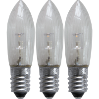 Reservlampa E10 LED | 10-55V 0,02-0,2W | varmvit | 3st [Star Trading] 362012