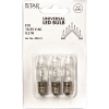 Reservlampa E10 LED | 10-55V 0,02-0,2W | varmvit | 3st [Star Trading] 362012 - 3