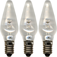 Reservlampa E10 LED | 10-55V 0,1-0,24W | klar | 3st [Star Trading] 362014