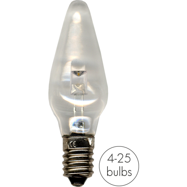 Reservlampa E10 LED | 10-55V 0,1-0,24W | klar | 3st [Star Trading] 362014 - 3
