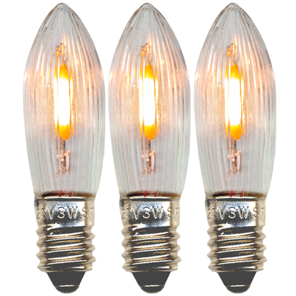 Reservlampa E10 LED | 14-55V 0,1-0,5W | 3st [Star Trading] 362010 - 1