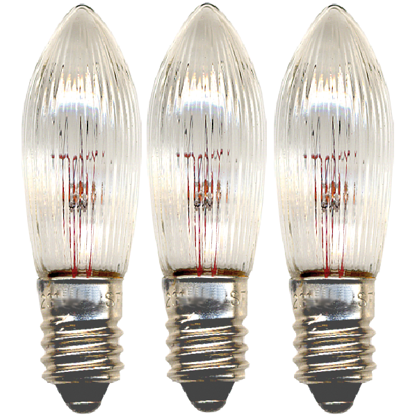 Reservlampa E10 dimbar | 12V 2,4W | 3st [Star Trading] 362006 - 1