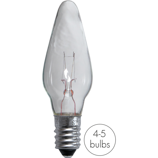 Reservlampa E10 dimbar | 55V 3W klar | 3st [Star Trading] 361999 - 2