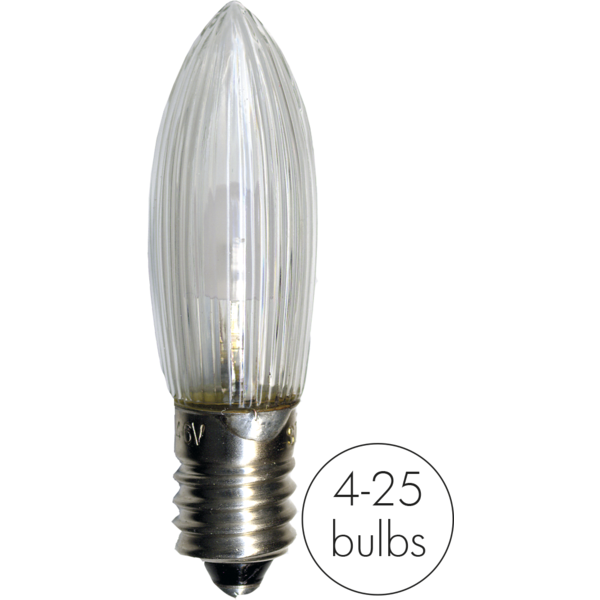 Reservlampa E10 utomhus | 10-55V 0,1-0,2W | 3st [Star Trading] 362009 - 2