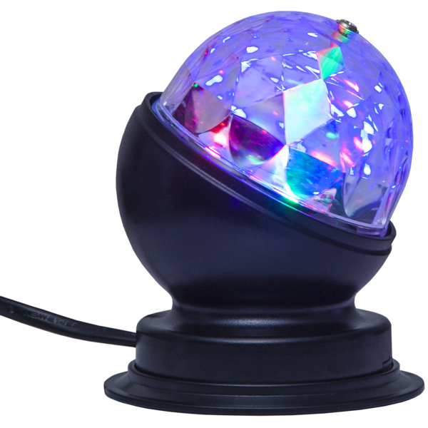 Roterande Discolampa LED [Star Trading] 361398 - 1