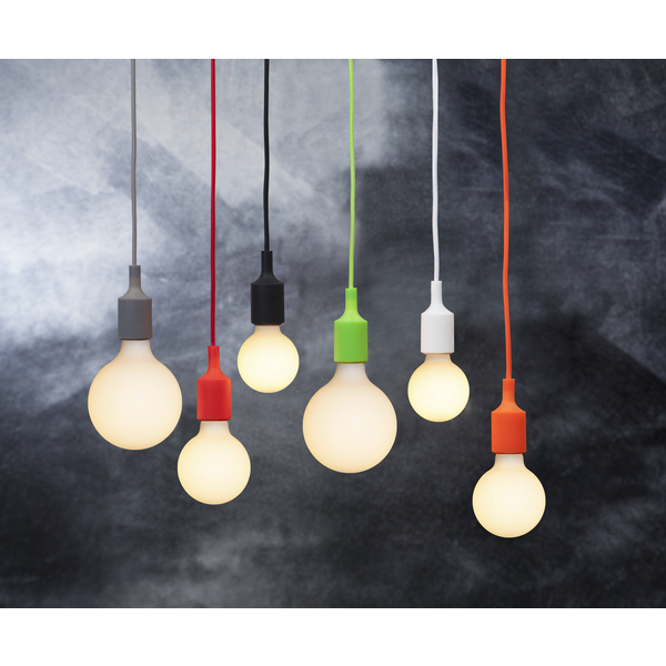 Sladdställ E27 1,2m | COLOR vit  [Star Trading] 361959 - 6