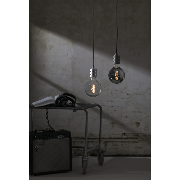 Sladdställ E27 3,5m | LENS zink  [Star Trading] 361965 - 4