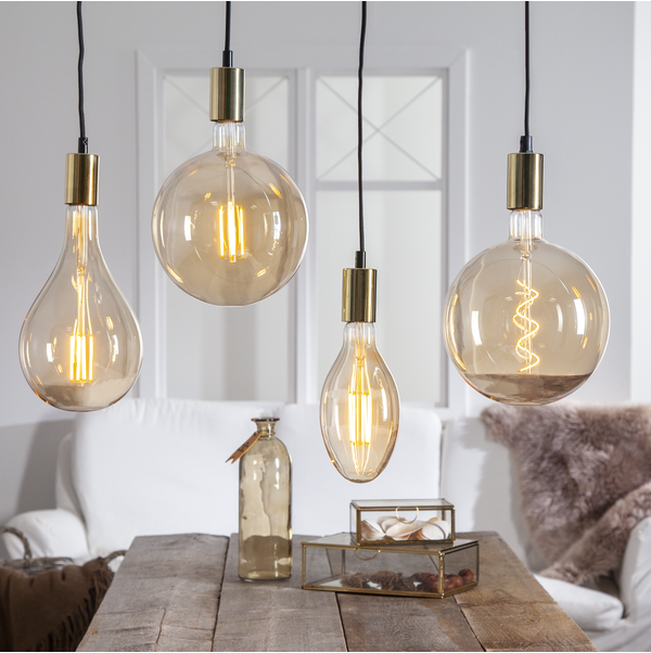 Sladdställ E27 3,5m | STIL mässing [Star Trading] 361969 - 2