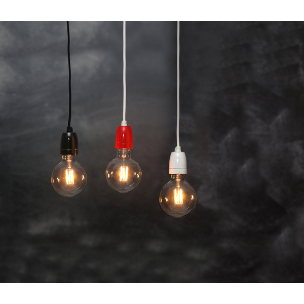 Sladdställ E27 5m | GLAZE vit [Star Trading] 361962 - 4
