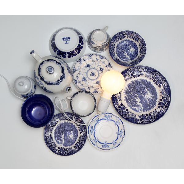 Sladdställ E27 5m | GLAZE vit [Star Trading] 361962 - 5