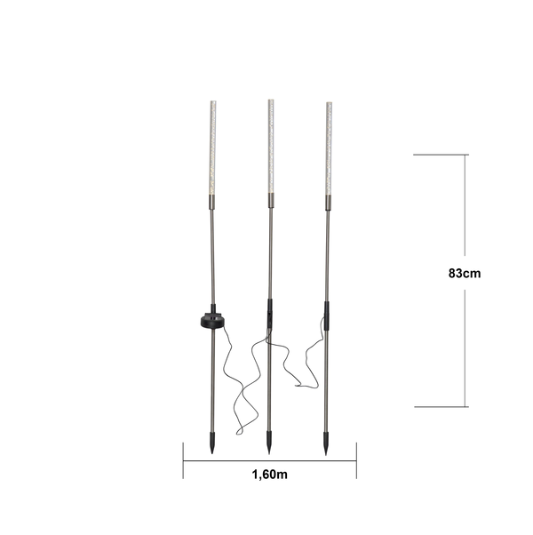 Solcellsdekoration Bubbly 3-stift | 0,03W [Star Trading] 501792 - 4