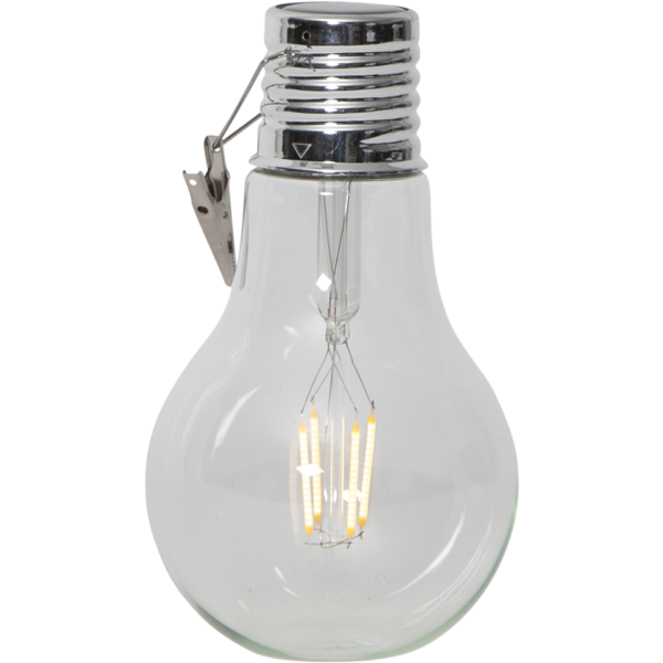 Solcellsdekoration Fille Edison lamp | 0.12W [Star Trading] 361296 - 1