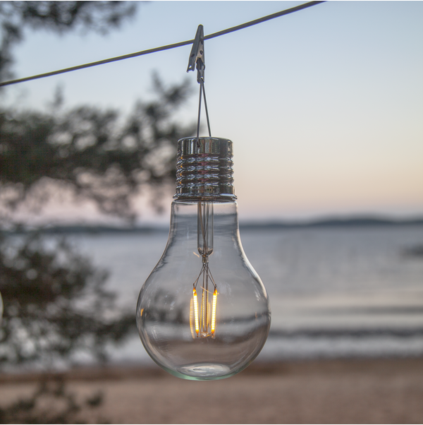Solcellsdekoration Fille Edison lamp | 0.12W [Star Trading] 361296 - 2