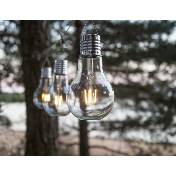 Solcellsdekoration Fille Edison lamp | 0.12W [Star Trading] 361296 - 4