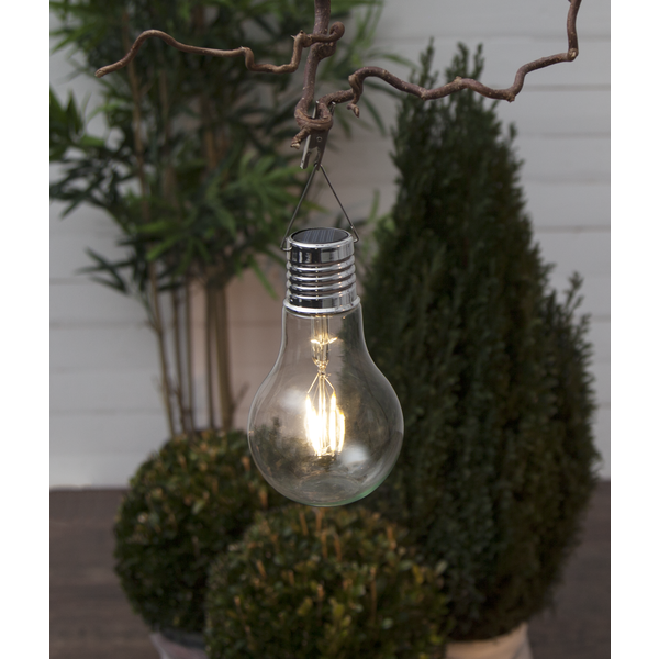 Solcellsdekoration Fille Edison lamp | 0.12W [Star Trading] 361296 - 5
