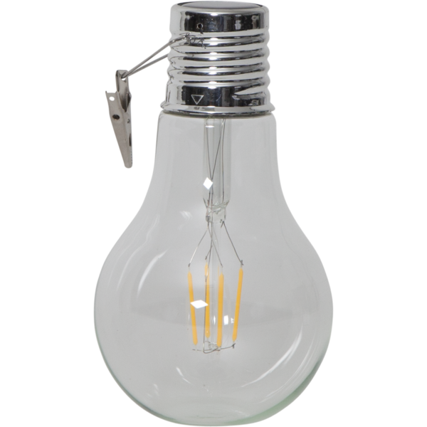 Solcellsdekoration Fille Edison lamp | 0.12W [Star Trading] 361296 - 6