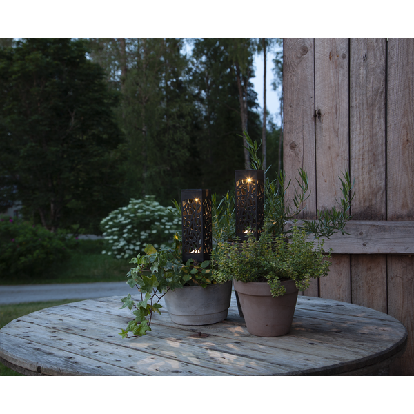 Solcellsdekoration Izola | 0.07W | svart 2st [Star Trading] 361298 - 4