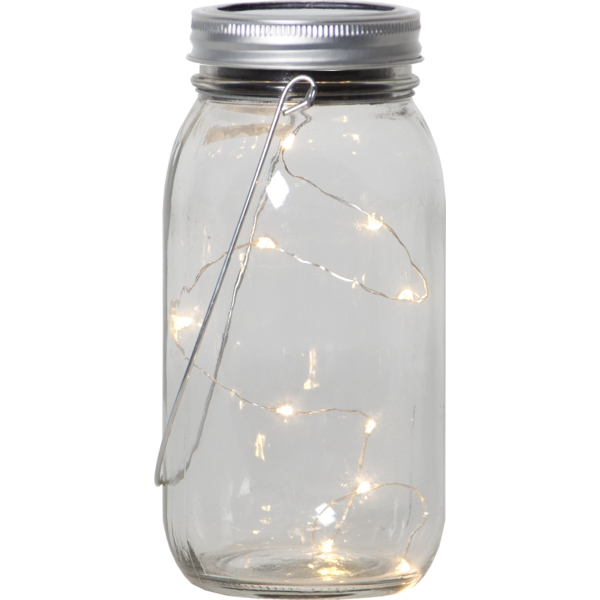 Solcellslykta Jamjar | hängande lykta | 0.3W [Star Trading] 361305 - 1